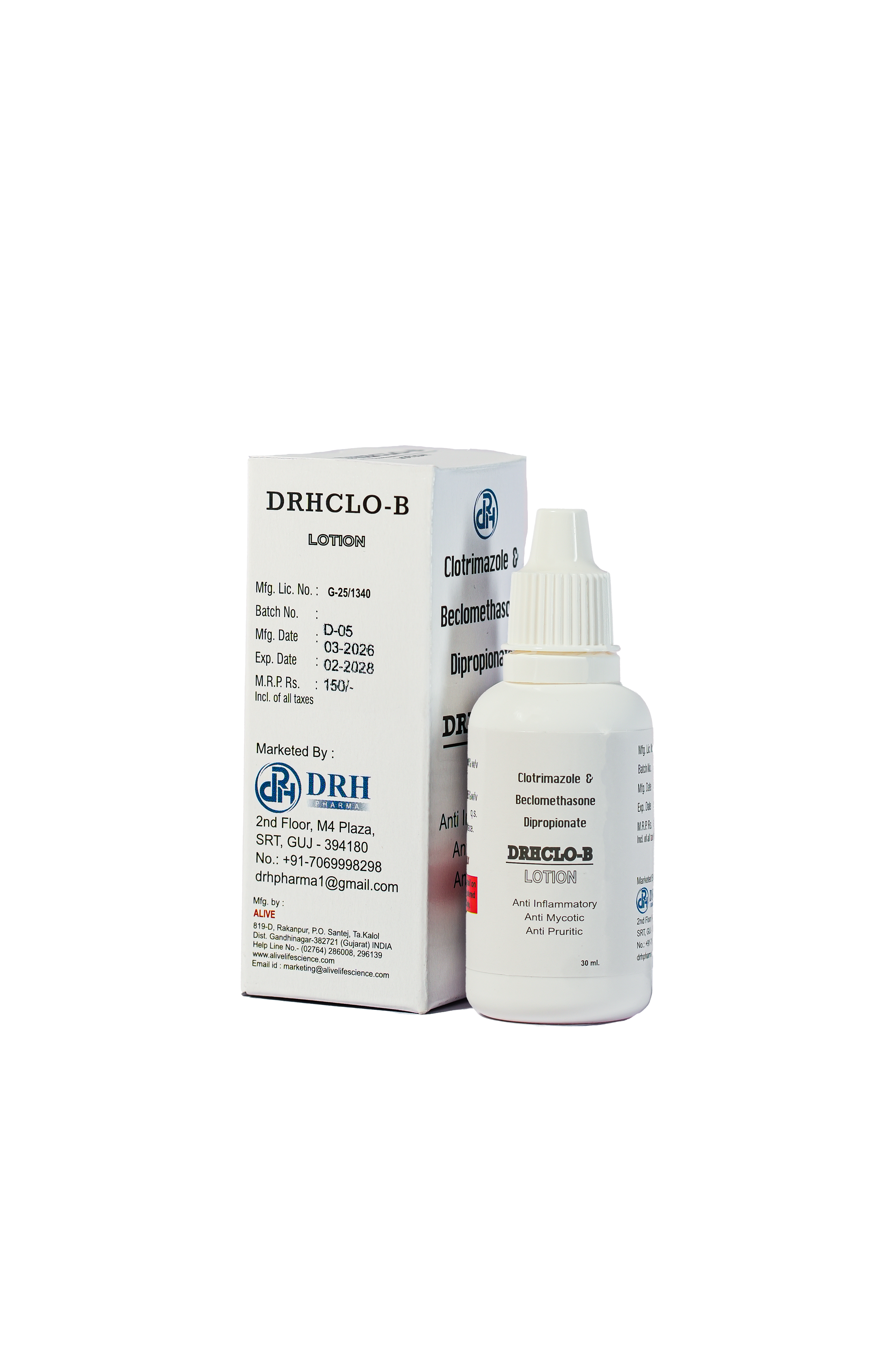 Clotrimazole & Beclomethasone Lotion